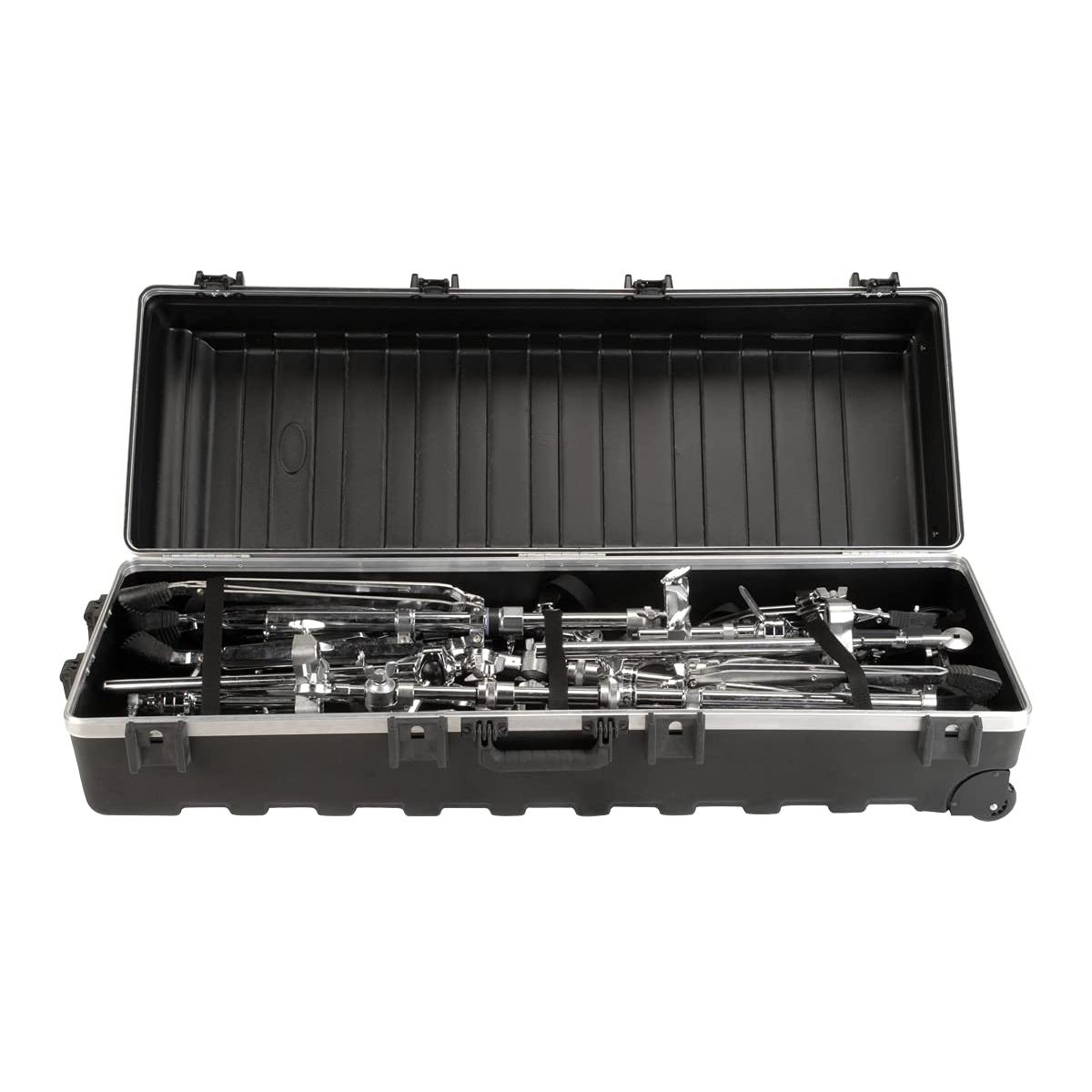 SKB ATA Large Stand Case (48 x 16-1/4 x 13) with Wheels & Straps, TSA Latches, Over-molded Handle