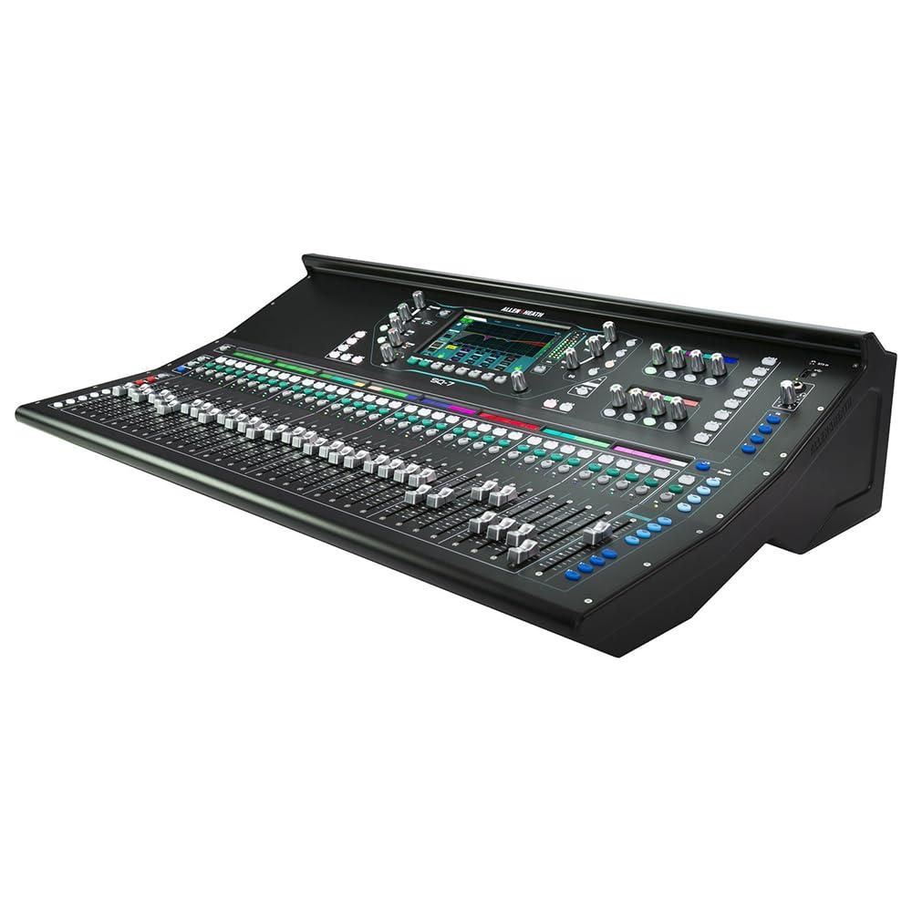 Allen & Heath SQ-7 48-channel Digital Mixer Bundle w/10-Pack Pig Hog PHM10 8mm XLR Microphone Cable and Liquid Audio Polishing Cloth