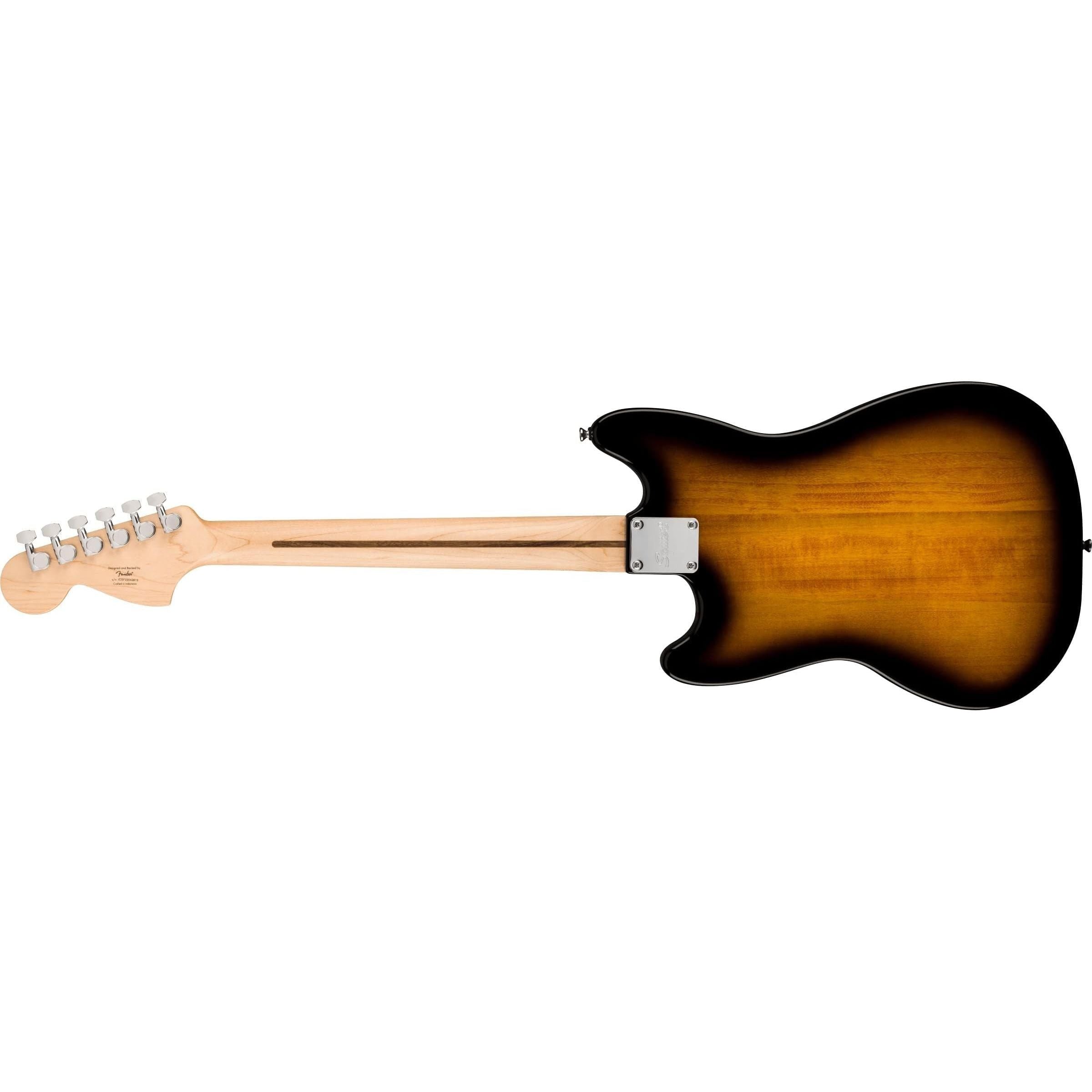 Squier Sonic Mustang Electric Guitar, with 2-Year Warranty, 2-Color Sunburst, Maple Fingerboard