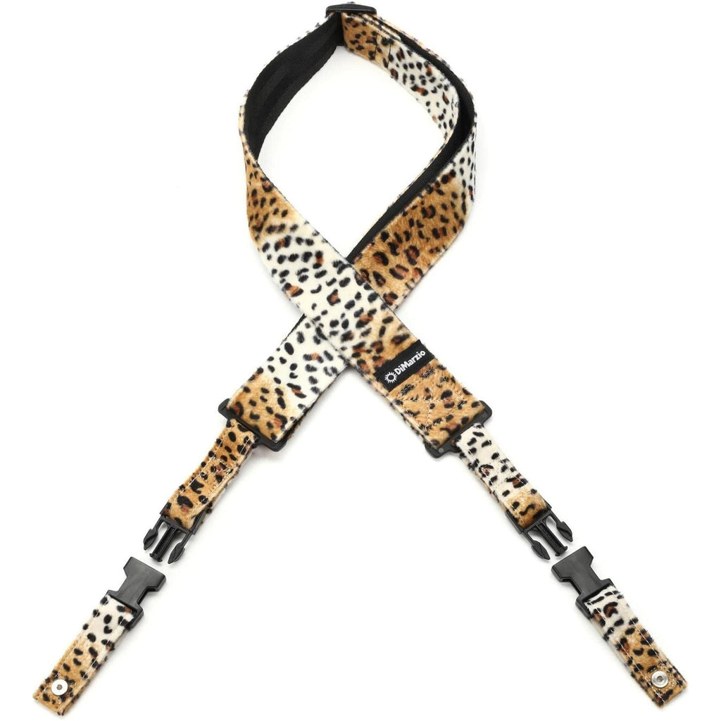 DiMarzio DD2230 Cliplock Guitar Strap Cheetah