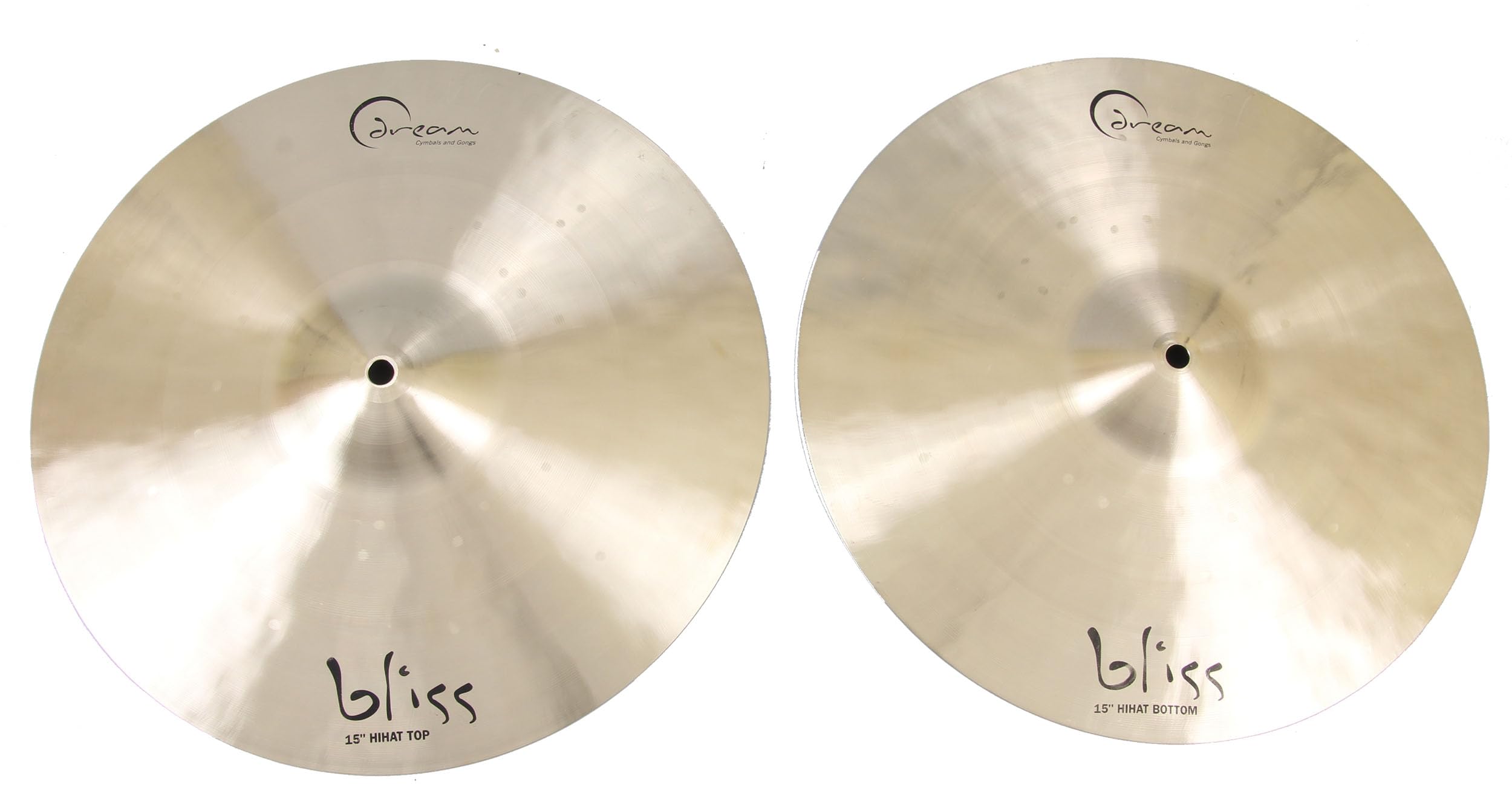 Dream Cymbals and Gongs BHH15 Bliss Series Hi Hat Cymbal - 15 inch