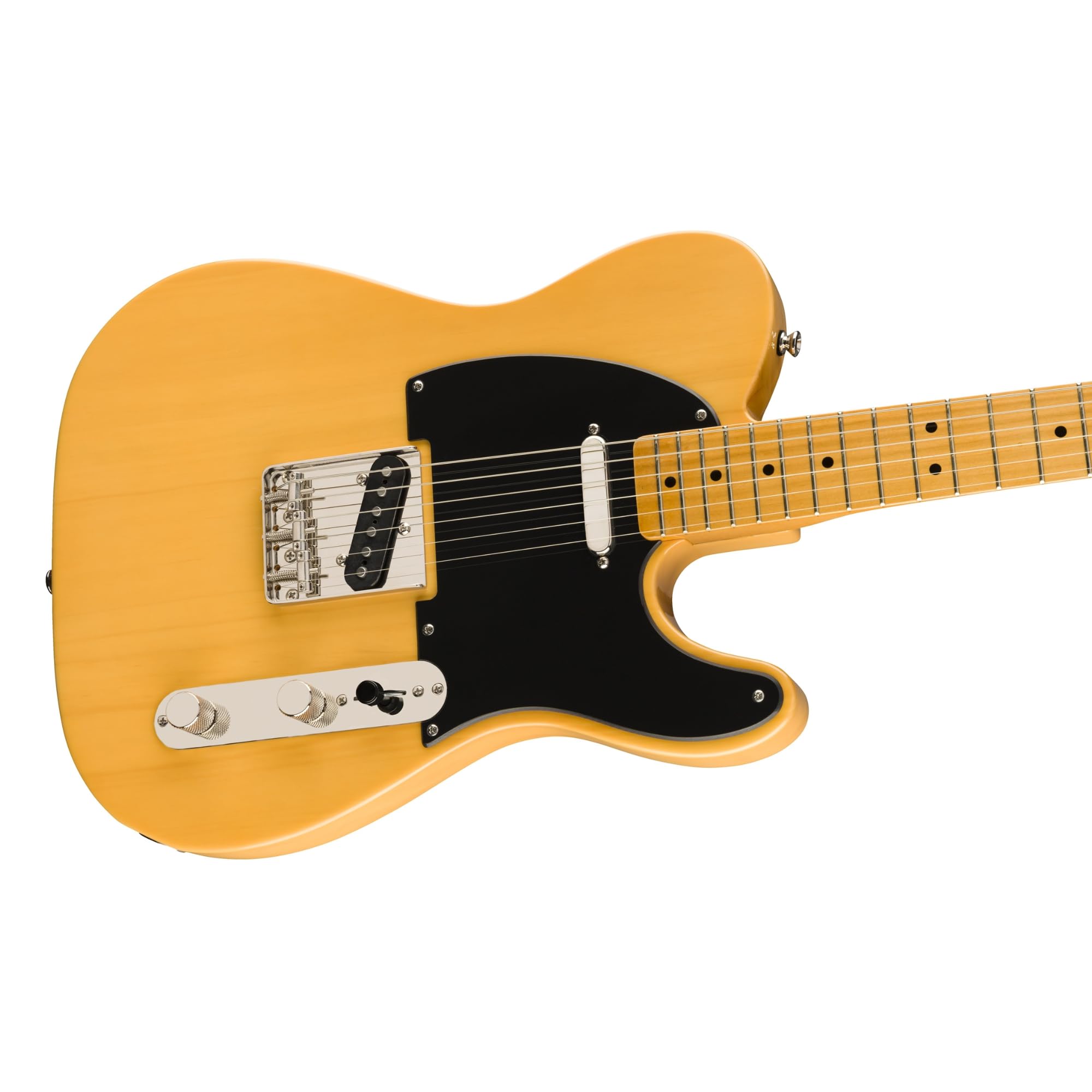 Squier Classic Vibe '50s Telecaster®, Maple Fingerboard, Butterscotch Blonde - 0374030550 Bundle w/ 12-Pack Guitar Pick and Liquid Audio Polishing Cloth