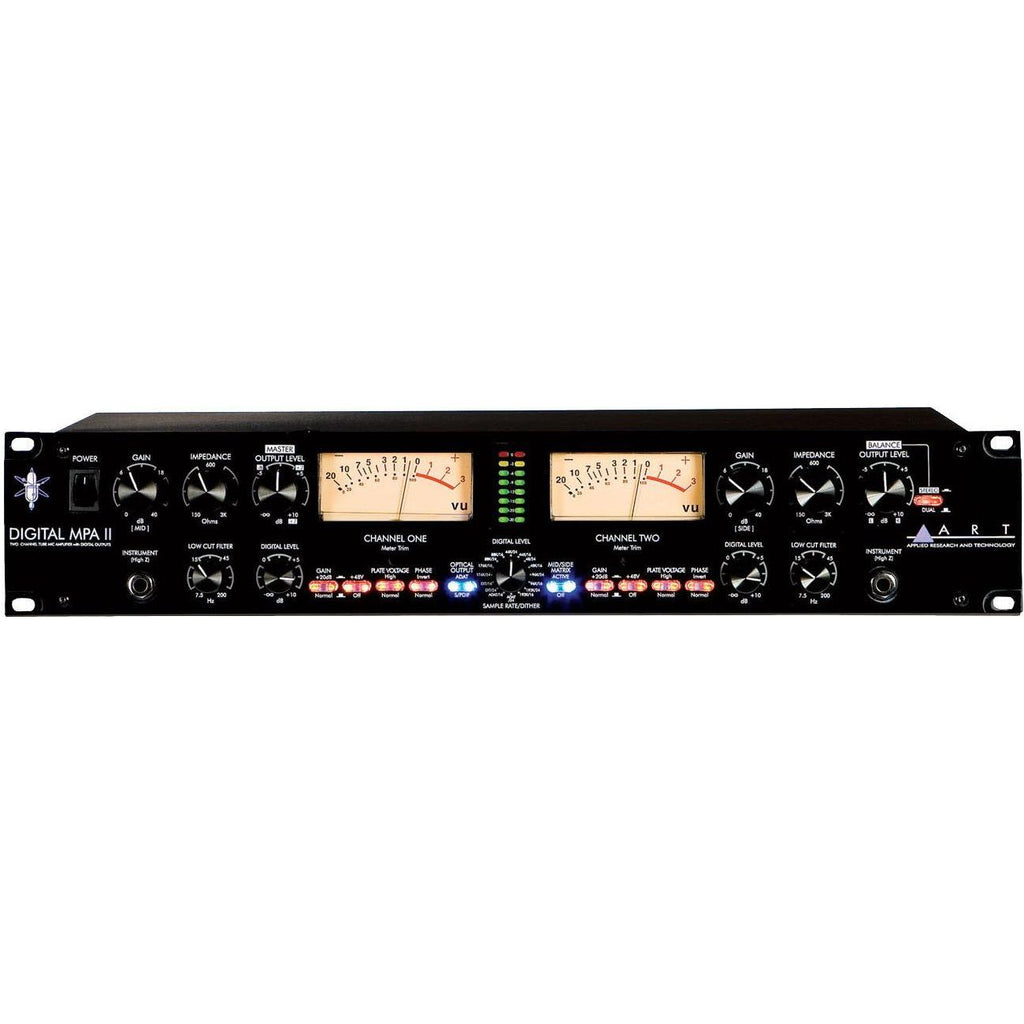 ART Digital MPA-II 2-Channel Tube Microphone Preamp with A/D Conversion