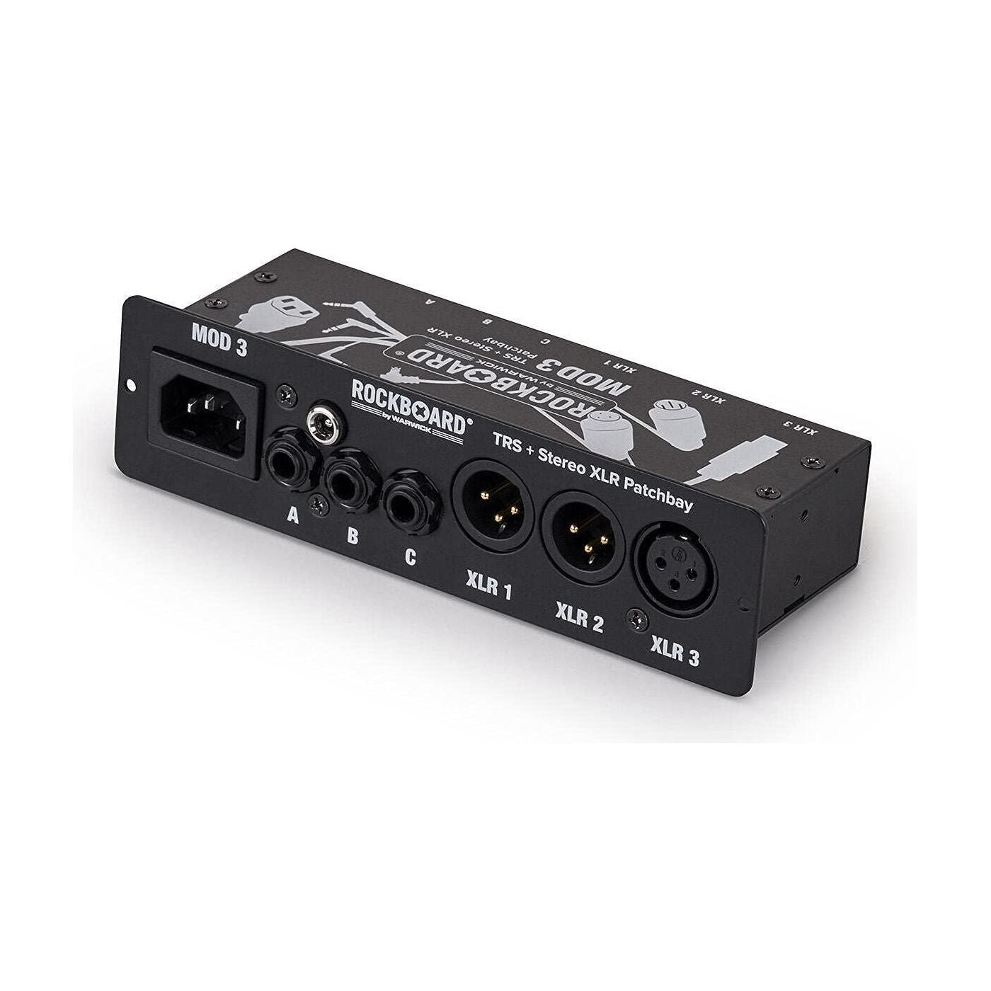 Rockboard RBO B MOD 3 V2 RockBoard Module 3 V2 with XLR, TRS for Vocal