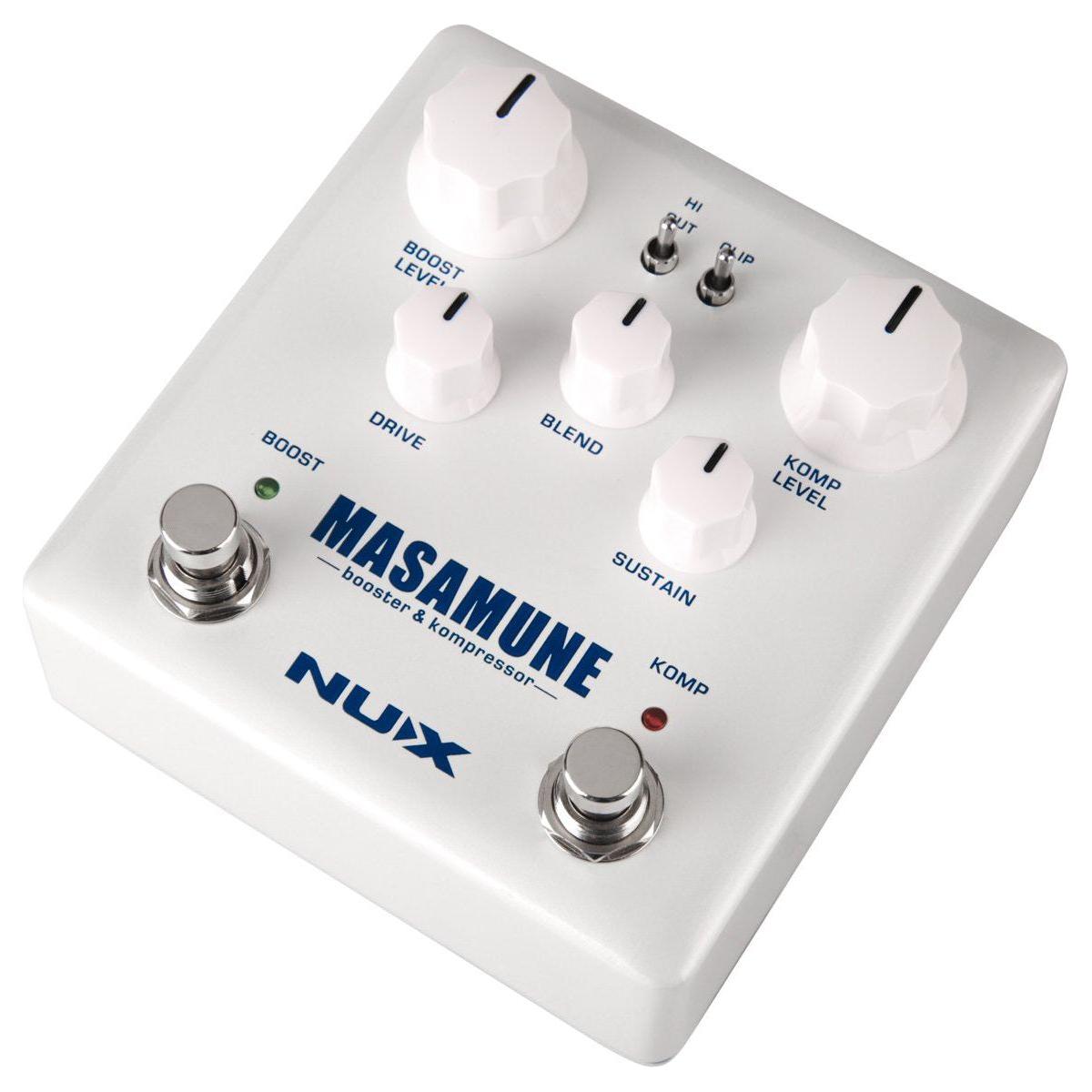 NUX Masamune Guitar Analog Compressor and Booster Pedal