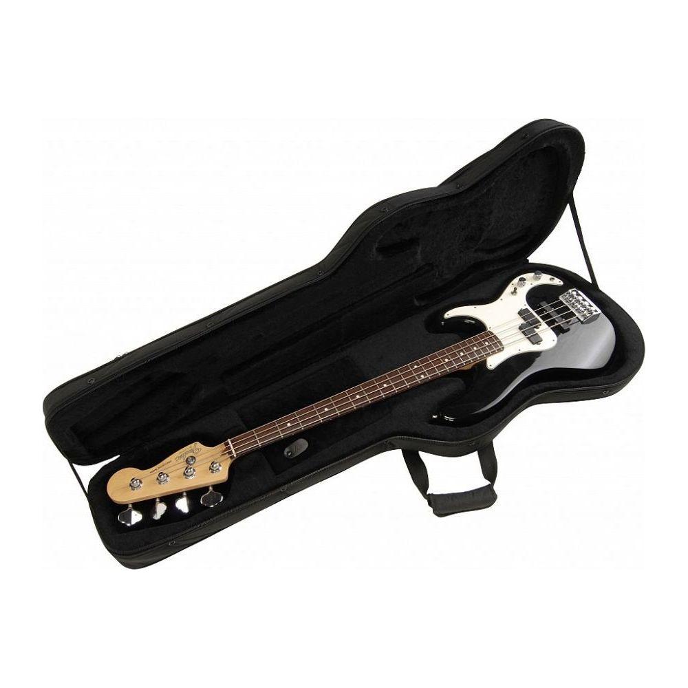 SKB SoftCase Universal-Shaped for Electric Bass with EPS Foam Interior/Nylon Exterior, Back Straps