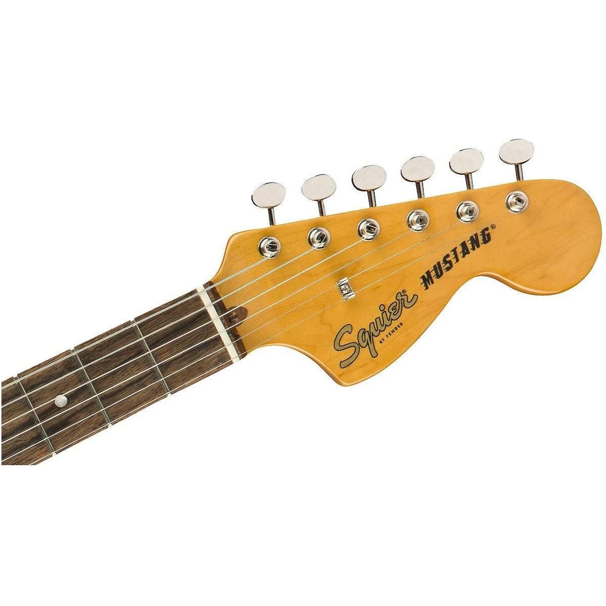 Squier Classic Vibe 60s Mustang Electric Guitar, with 2-Year Warranty, Sonic Blue, Laurel Fingerboard