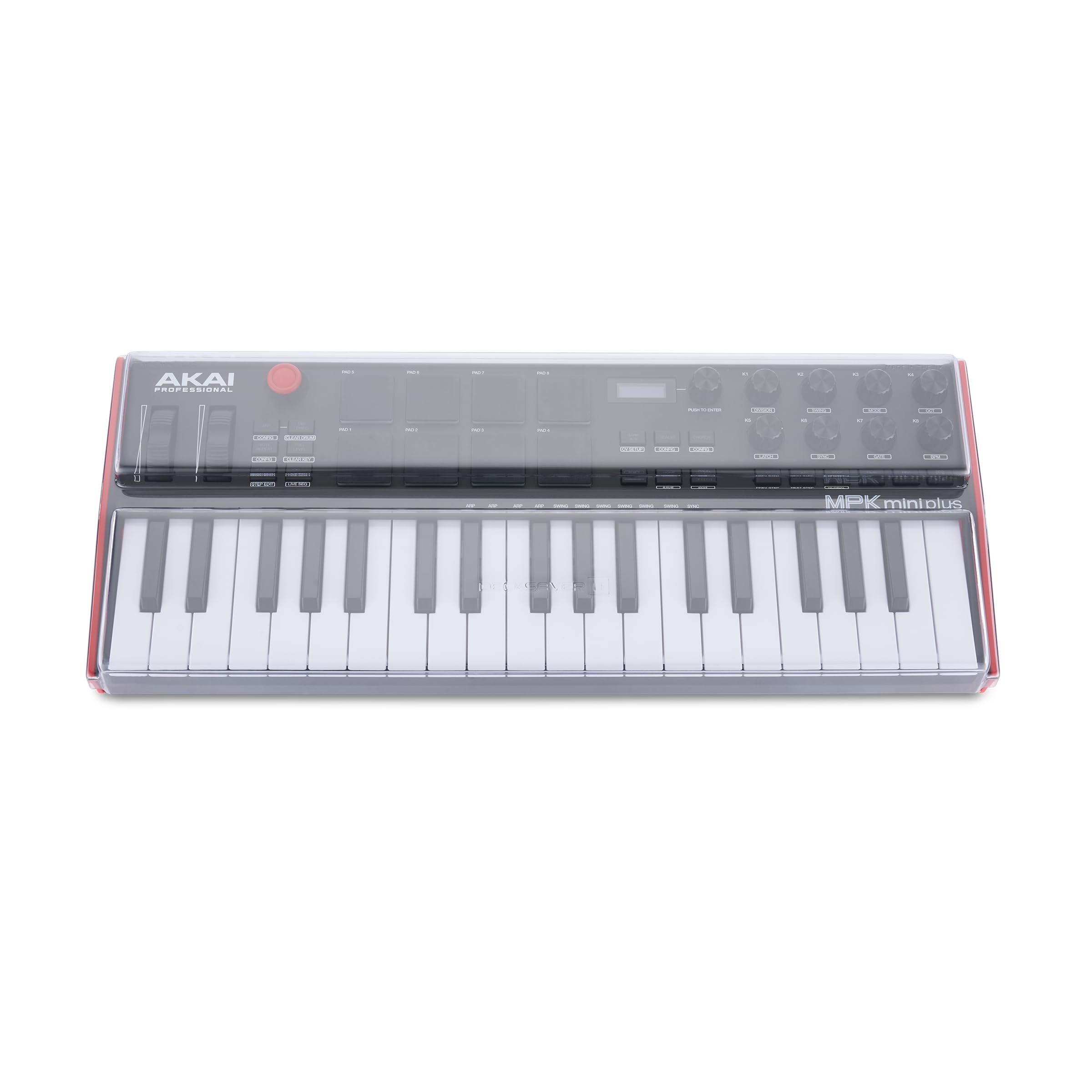 Decksaver Polycarbonate Cover Compatible with Akai MPK Mini Plus (Light Edition)