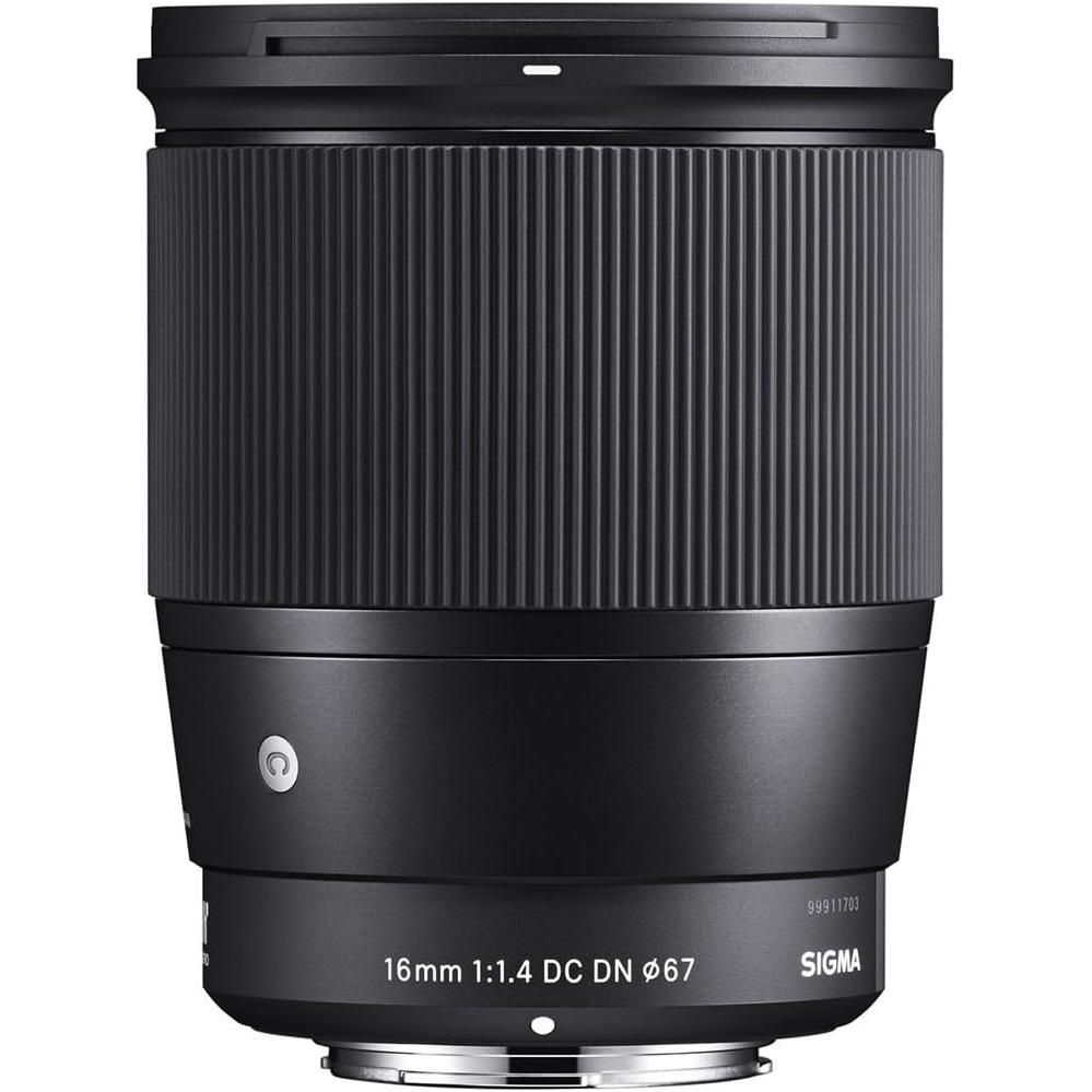 Sigma 16mm f/1.4 DC DN Contemporary Lens for Sony E (402965) Black