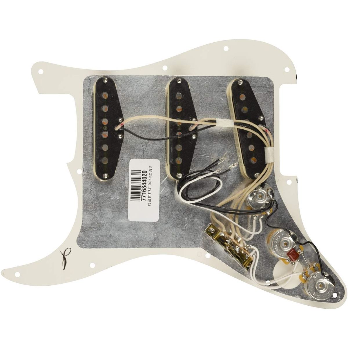 Fender Pre-Wired Strat Pickguard, Custom '69 SSS Electric Guitar Electronics