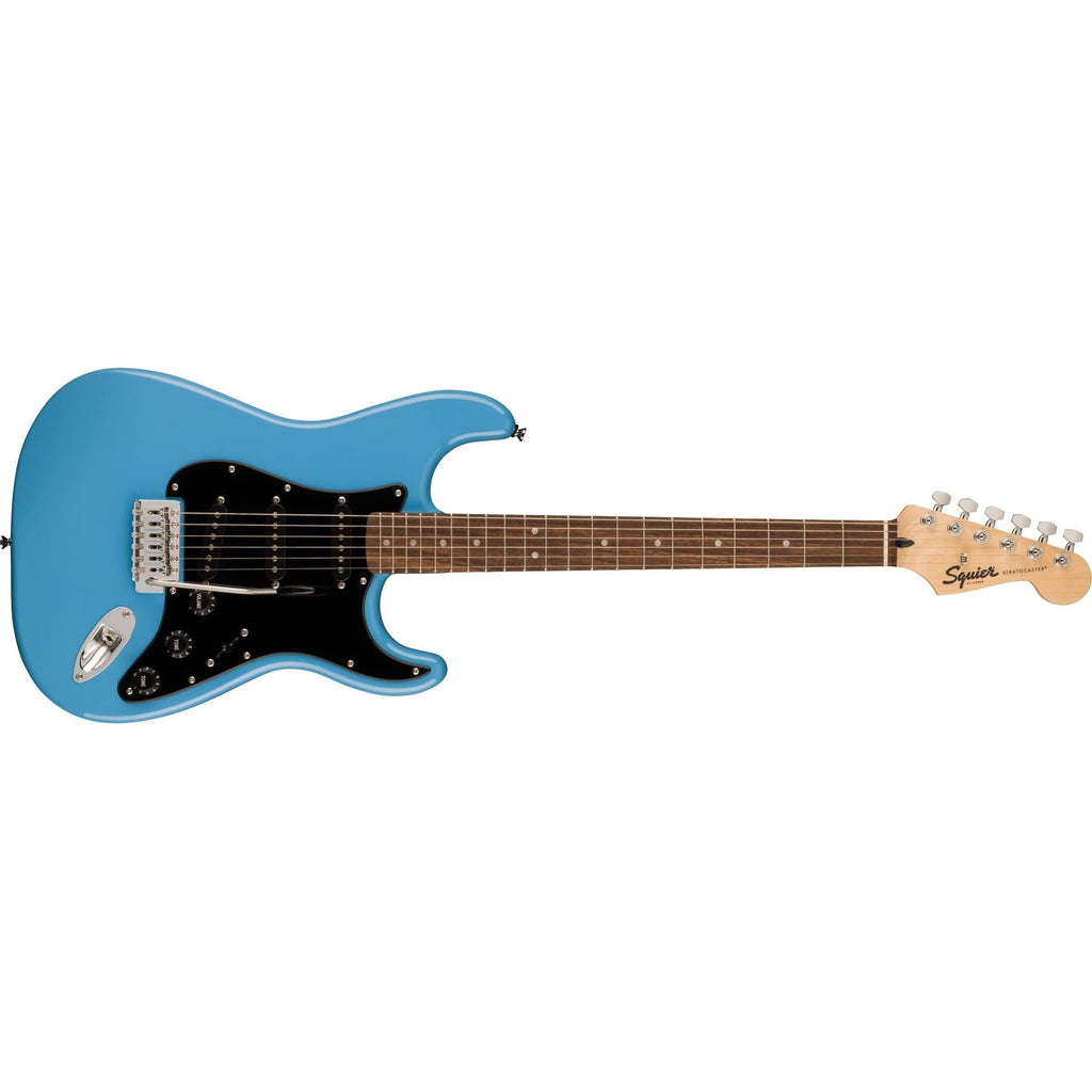 Squier Sonic Stratocaster Electric Guitar, with 2-Year Warranty, California Blue, Laurel Fingerboard, Black Pickguard