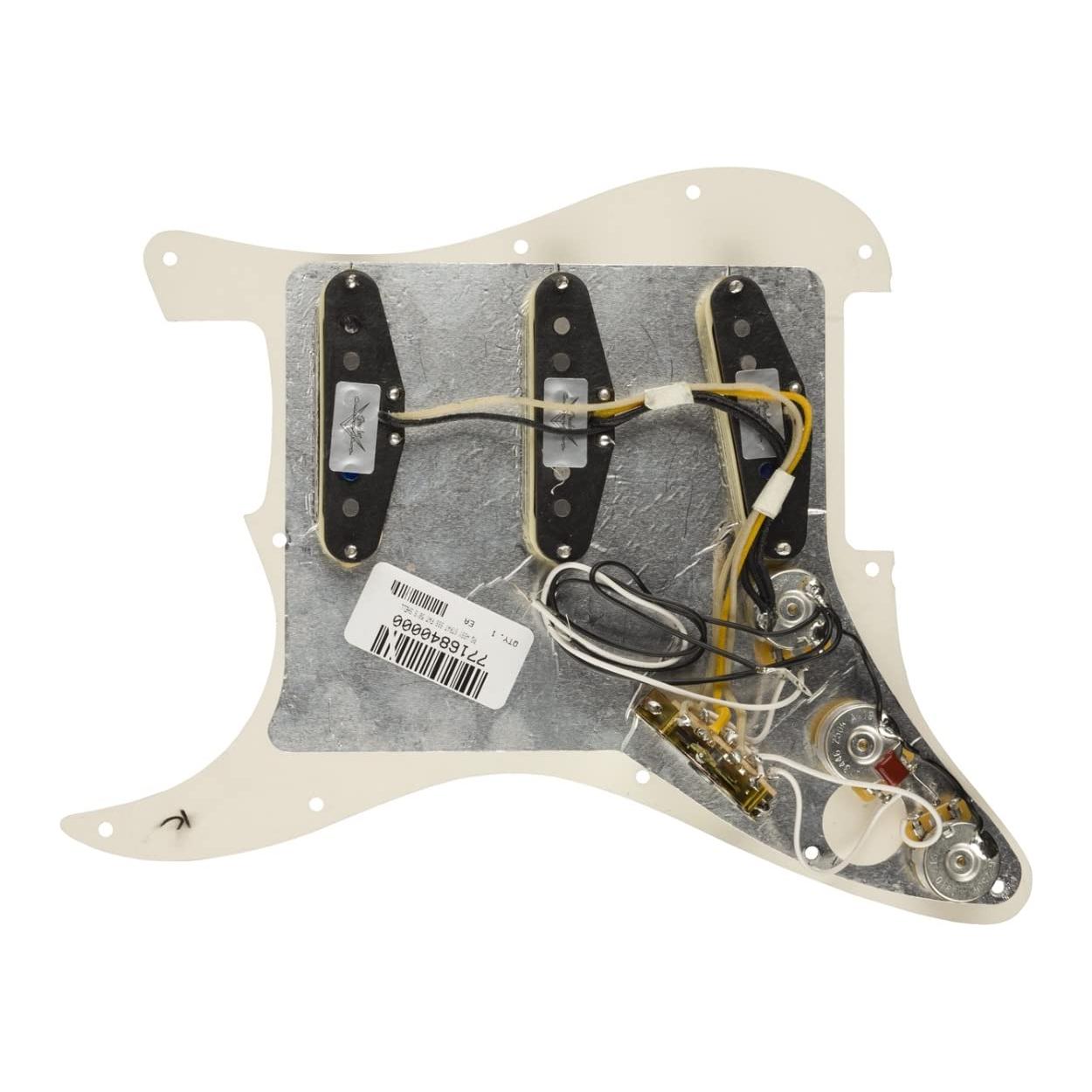 Fender Pre-Wired Strat Pickguard, Custom '69 SSS Electric Guitar Electronics