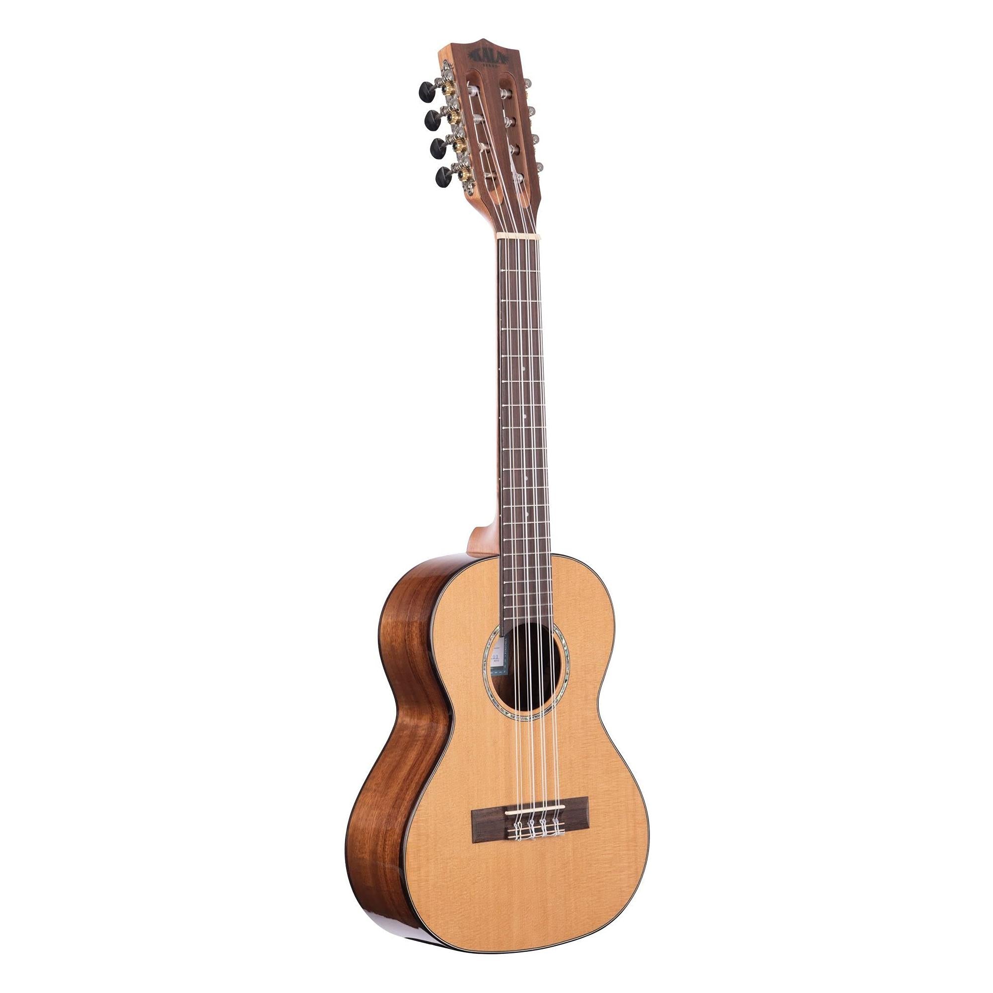 Kala Brand Music Co. Gloss Solid Cedar Top Acacia, 8-String Ukulele, Natural, Tenor (KA-SCAC-T8)