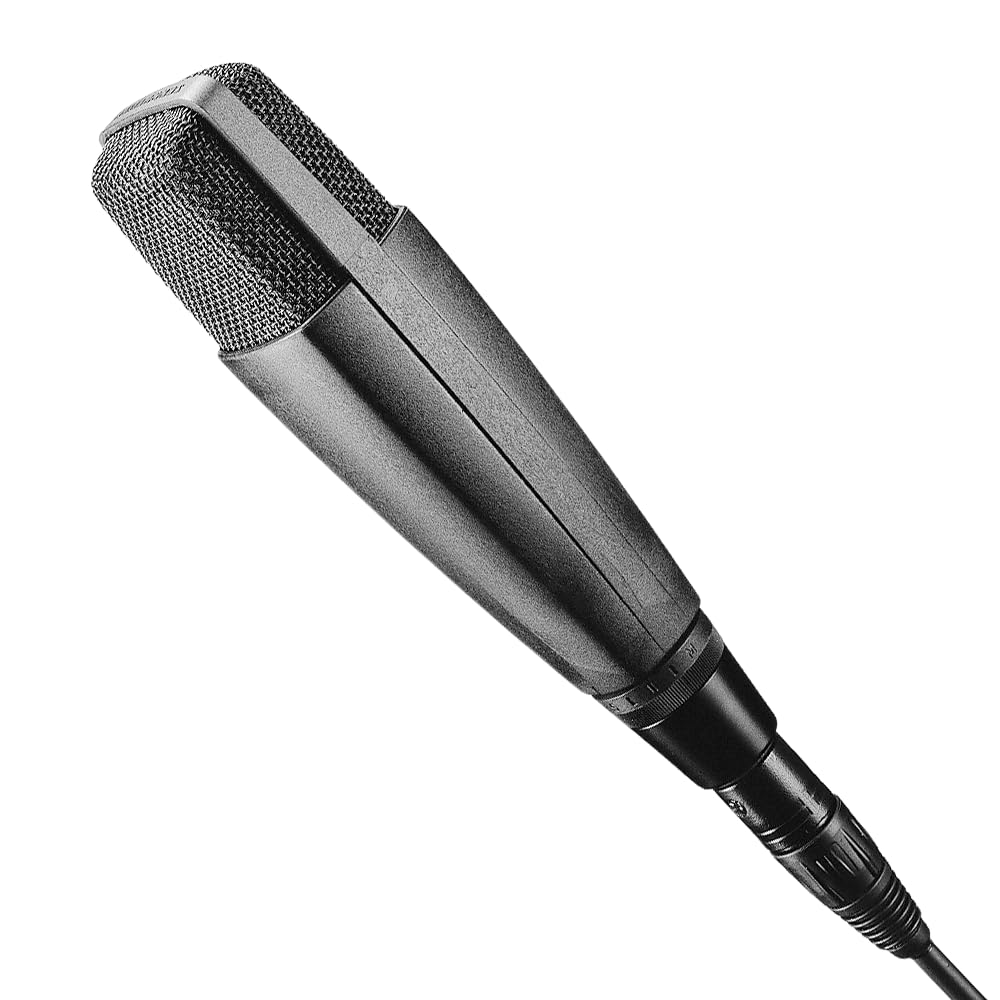 Liquid Audio Sennheiser MD 421-II Cardioid Dynamic Microphone Bundle w/Pig Hog PHM10 8mm Mic Cable Polishing Cloth