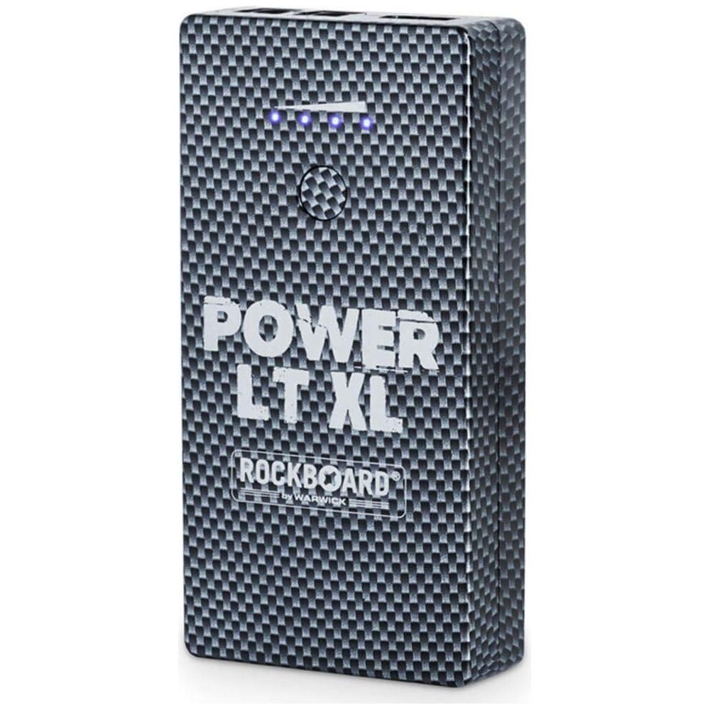 Rockboard Power RBO LT XL Rechargeable Power Supply for Guitar Effects (Carbon Fiber)