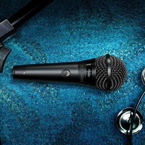 Shure PGA58 Dynamic Microphone - Handheld Mic for Vocals with Cardioid Pick-up Pattern, Discrete On/Off Switch, Stand Adapter and Zipper Pouch, No Cable (PGA58-LC)