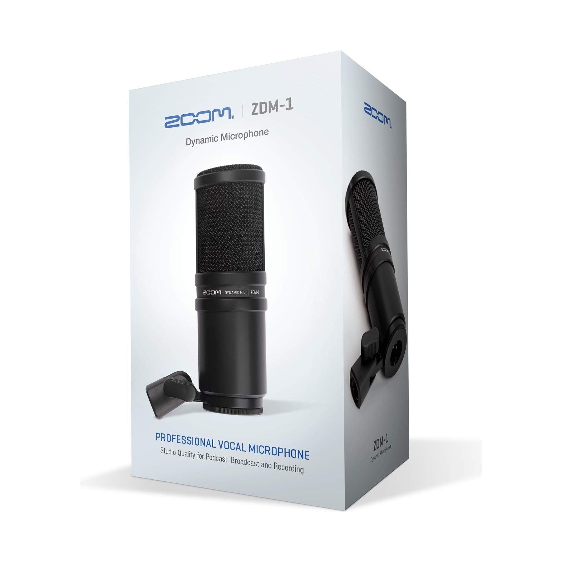 Zoom Dynamic Microphone for Podcasts, Voice-Overs, Interviews, Vocals, and More, High SPL Capability, Sturdy Metal Body, and Large Diaphragm