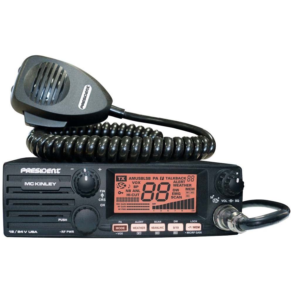 PRESIDENT MCKINLEY USA 12/24V CB Radio