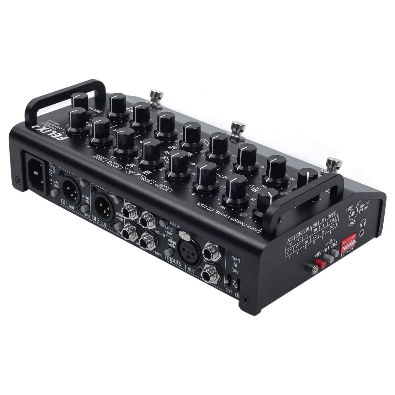 Grace Design Felix 2-Channel Instrument Preamp and Blender (Black)