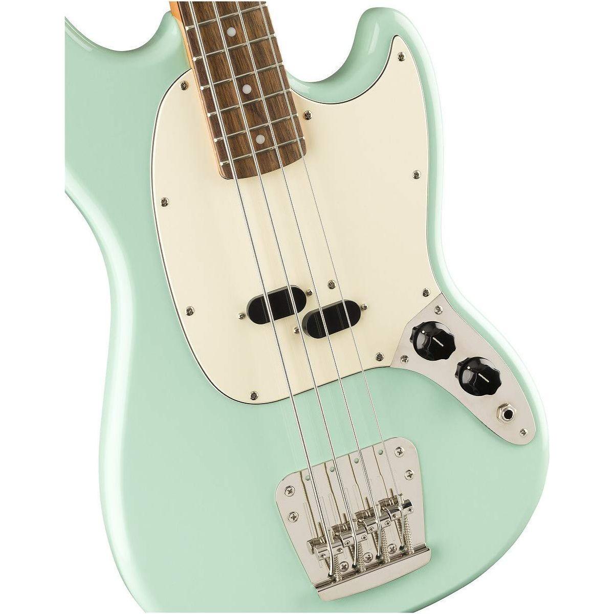 Squier Classic Vibe 50s Mustang Bass, Surf Green, Laurel Fingerboard