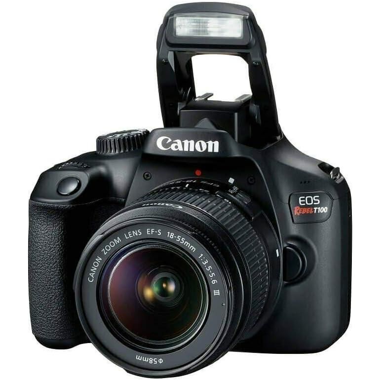 Canon EOS Rebel T100 / 4000D DSLR Camera (w/ 18-55 III)