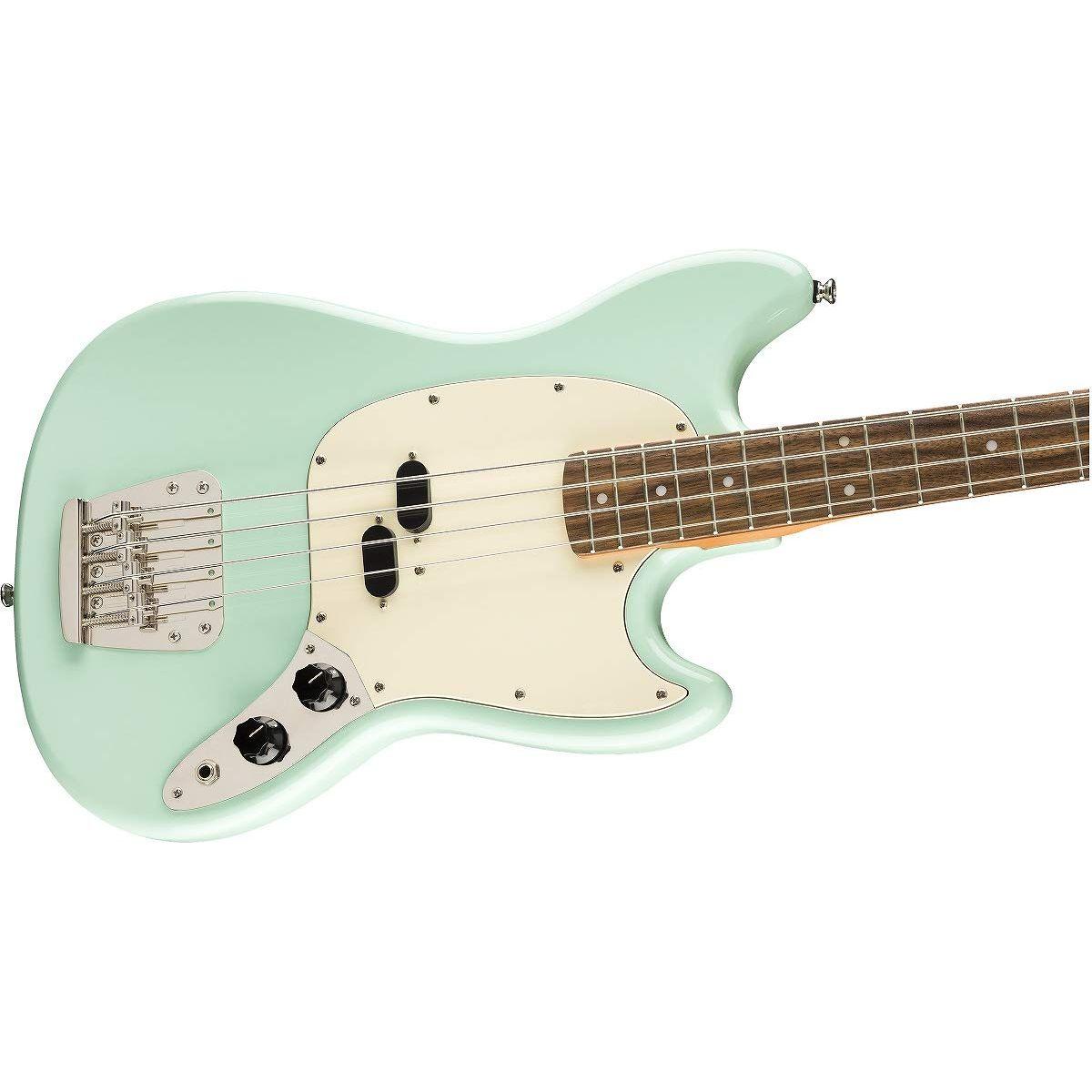 Squier Classic Vibe 50s Mustang Bass, Surf Green, Laurel Fingerboard