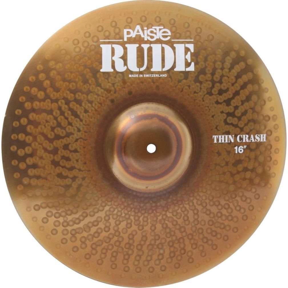 Paiste Rude Cymbal Thin Crash 16-inch