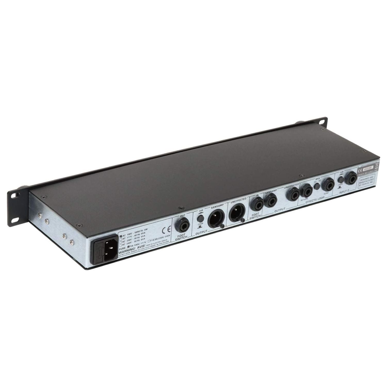 Tech 21 RBI SansAmp RBI - 1U Rackmount Bass Preamp