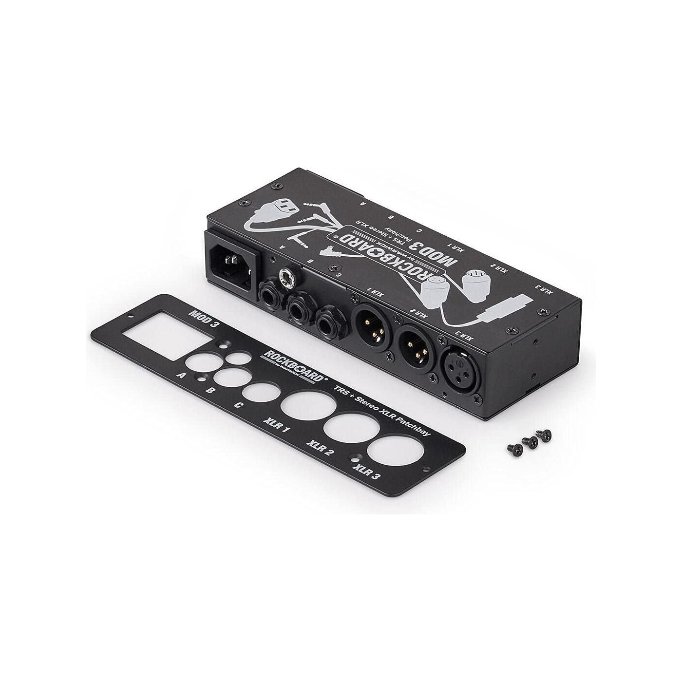 Rockboard RBO B MOD 3 V2 RockBoard Module 3 V2 with XLR, TRS for Vocal