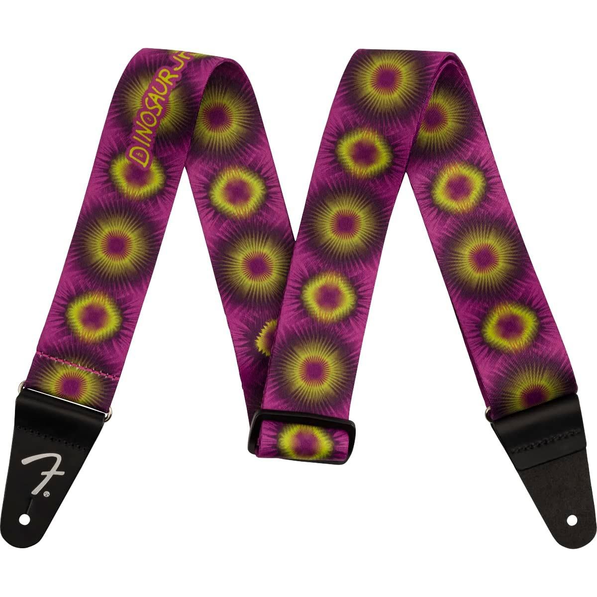 Fender J Mascis Guitar Strap, Yellow Burst, 2in