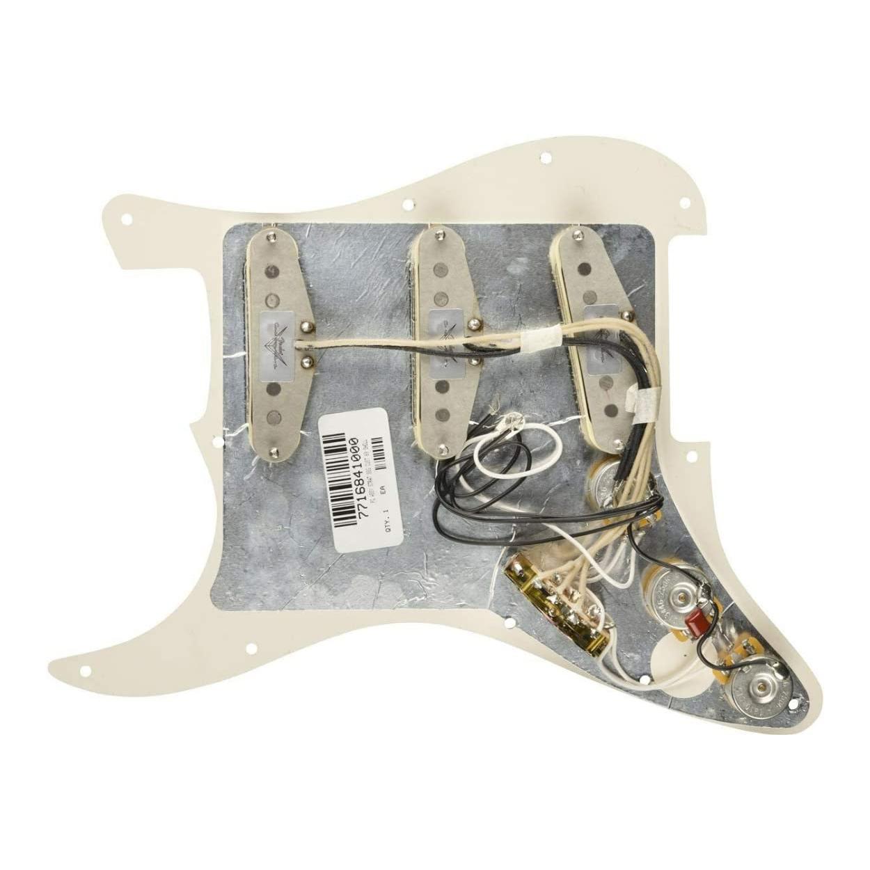 Fender Pre-Wired Strat Pickguard, Custom '69 SSS Electric Guitar Electronics