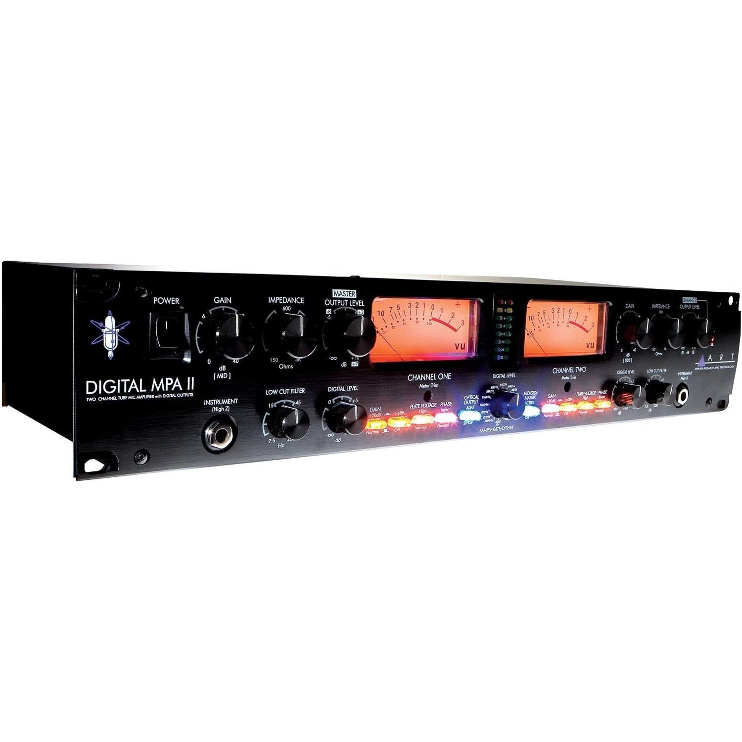 ART Digital MPA-II 2-Channel Tube Microphone Preamp with A/D Conversion