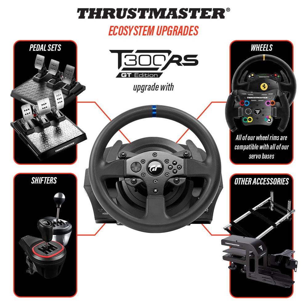 THRUSTMASTER T300 RS - Gran Turismo Edition Racing Wheel with pedals (Compatible with PS5,PS4,PC)