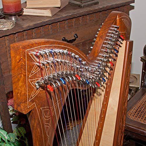 Roosebeck 29-String Minstrel Harp w/Chelby Levers - Vine Design