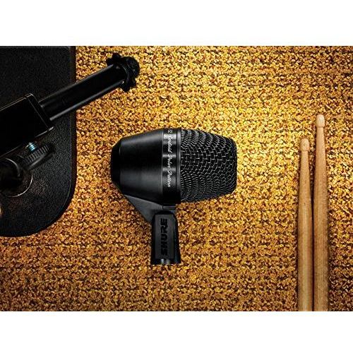 Shure Cardioid Swivel-Mount Dynamic Kick-Drum Microphone with No Cable