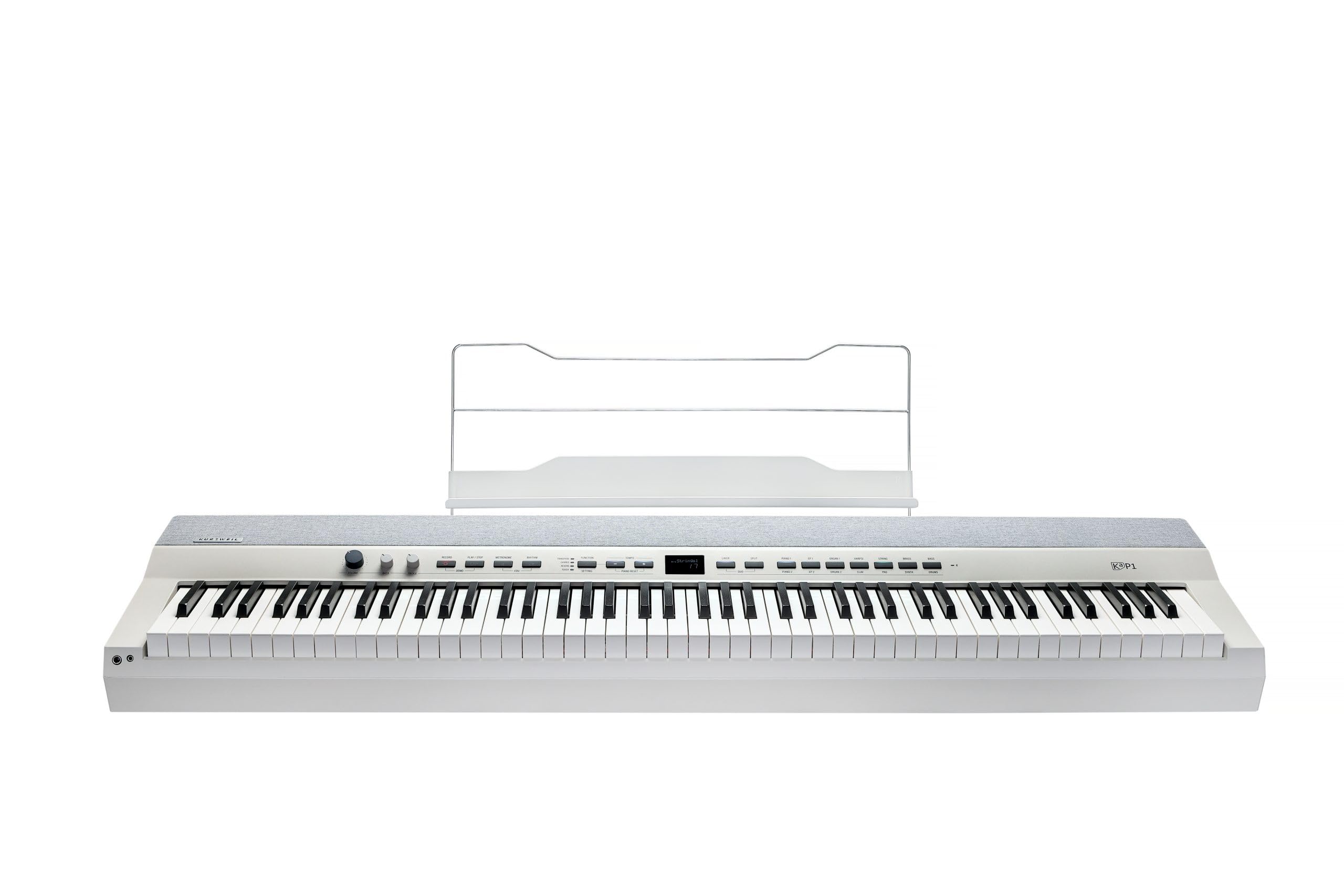 Kurzweil Ka P1 88-Key Weighted Hammer Action Digital Piano with 28 flagship Voices + Power Supply + Sustain Pedal