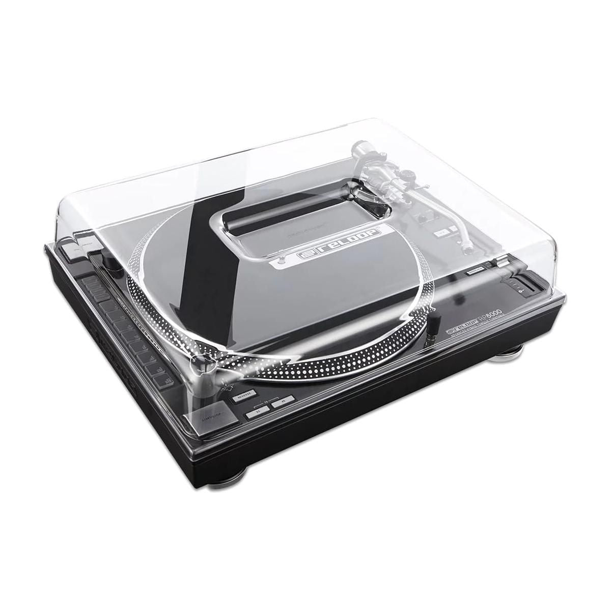 DECKSAVER DS-PC-RPTURNTABLE Impact Resistant Polycarbonate Cover for Reloop RP-8000 and RP-7000 Turntables