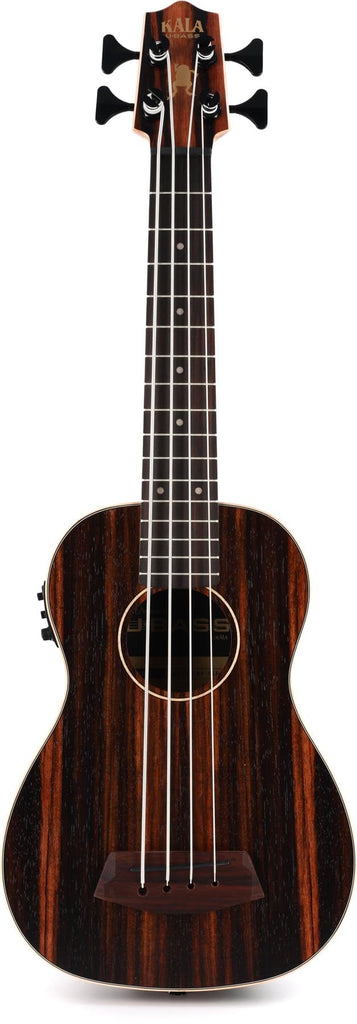 UBASS-EBY-FSRW Striped Ebony Acoustic-Electric U-Bass with Round Wounds