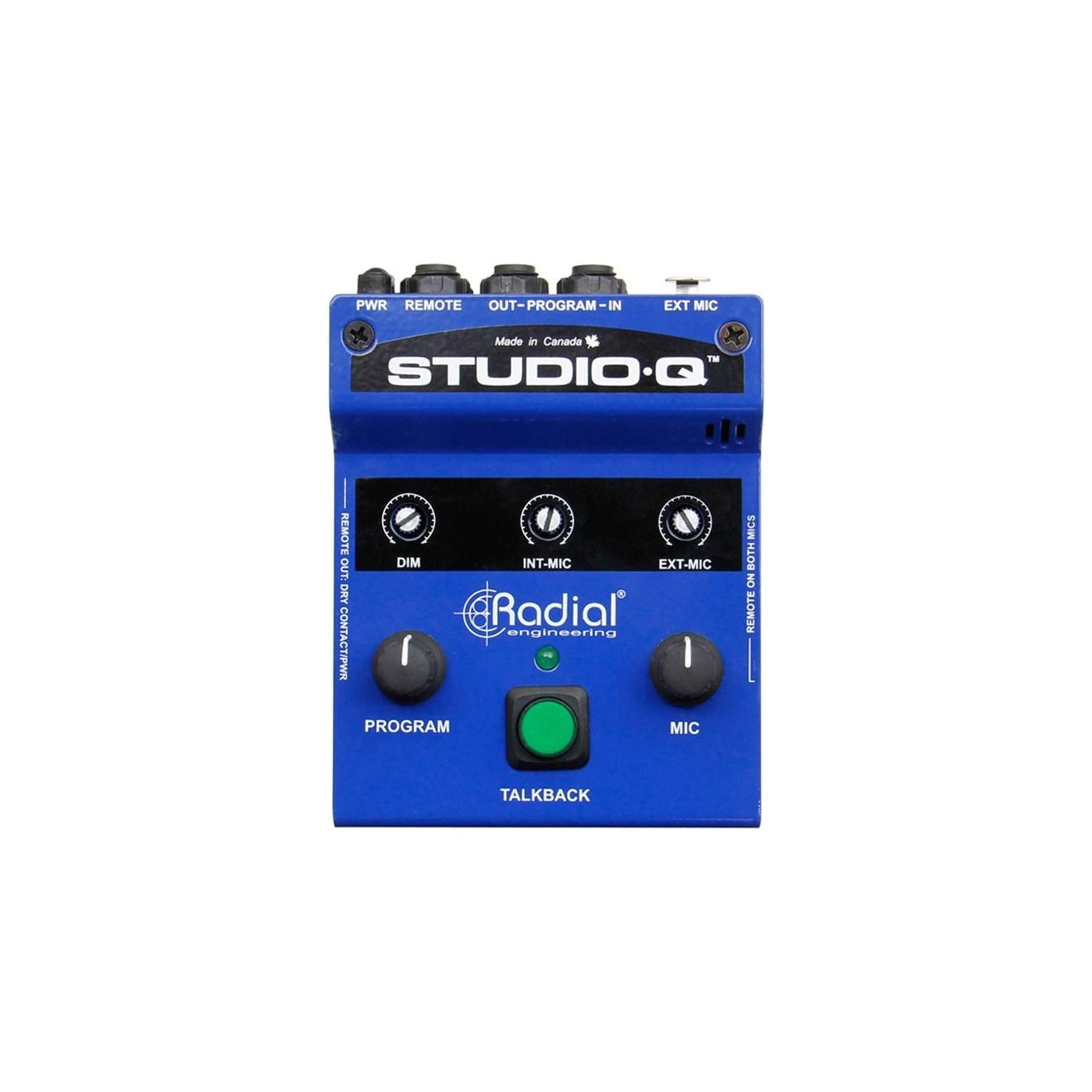 Radial Engineering Studio-Q Talkback Interface with Built-In Mic