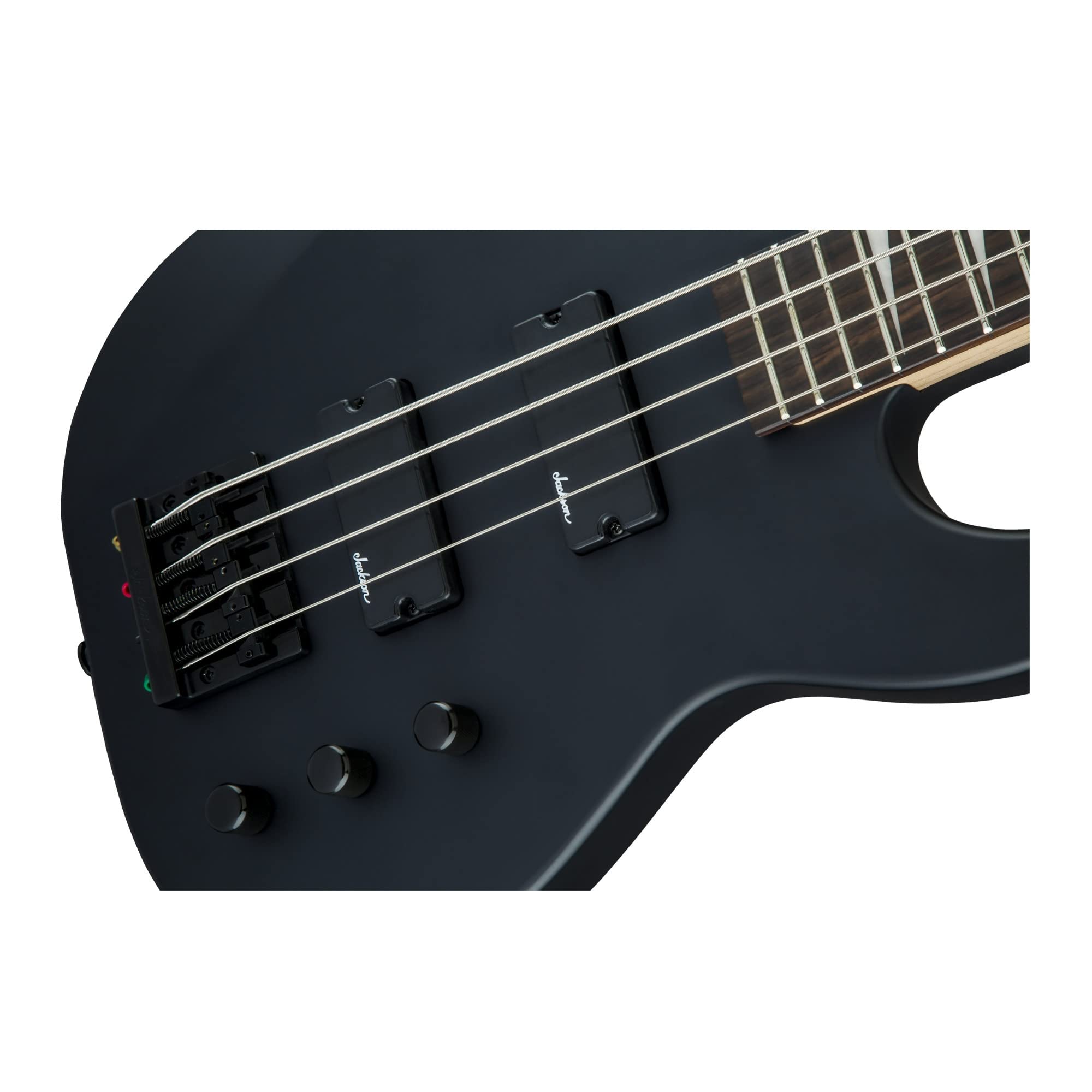 Jackson JS Series Concert Bass JS2, Satin Black, Amaranth Fingerboard