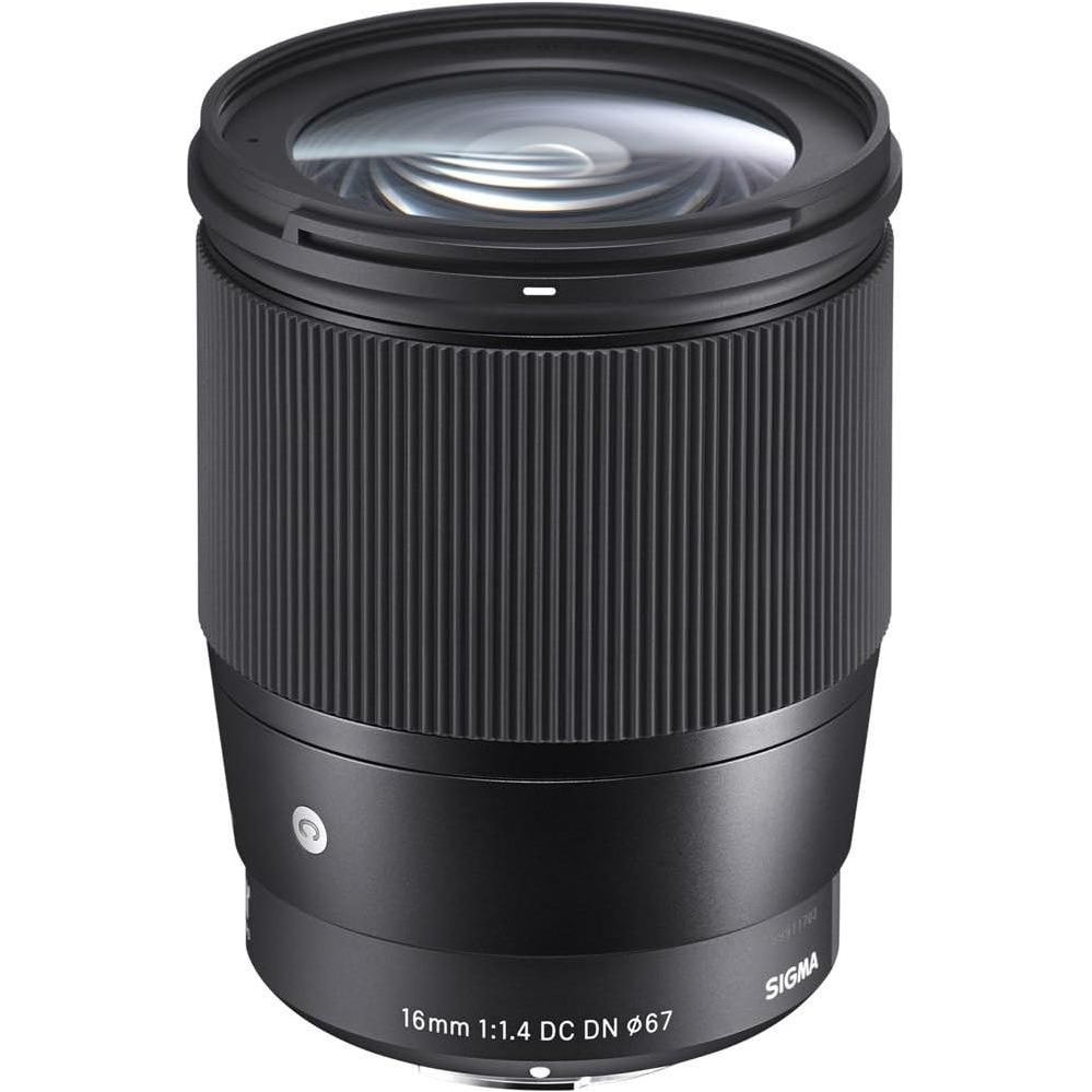 Sigma 16mm f/1.4 DC DN Contemporary Lens for Sony E (402965) Black