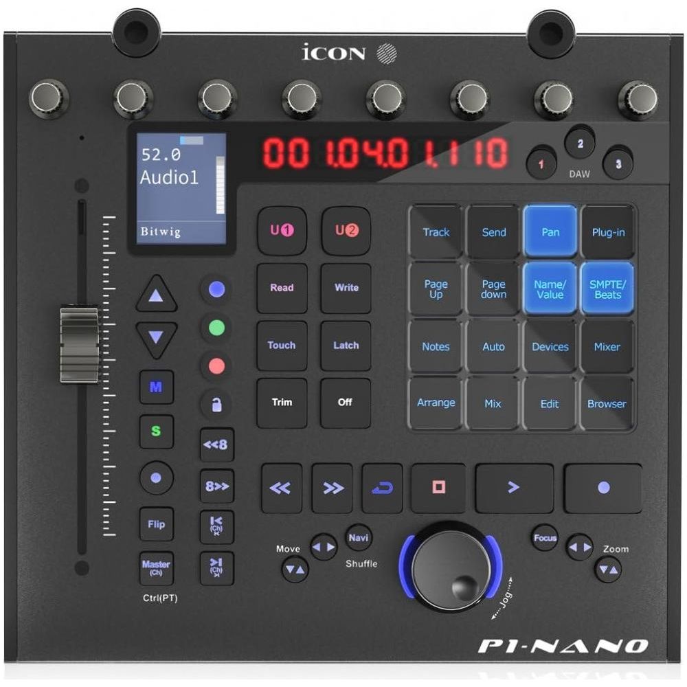 iCON Pro Audio P1 Nano Compact USB C-MIDI Control Surface