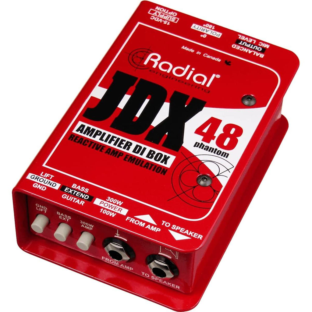 Radial JDX 48 1-Channel Active Instrument Direct Box