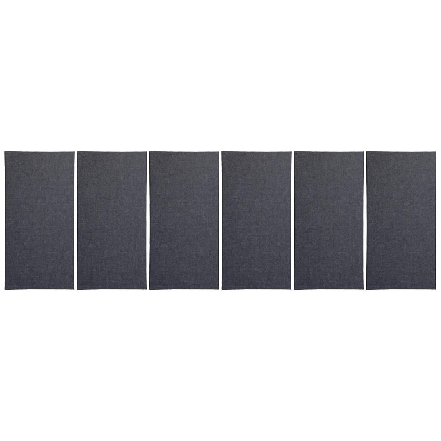 Primacoustic Broadband 24 x 48 x 2-Inch Acoustic Panels, Black 6-Set, Beveled Edge