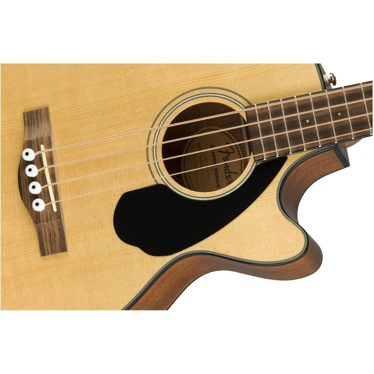 Fender CB-60SCE Acoustic Bass, with 2-Year Warranty Natural, Laurel Fingerboard