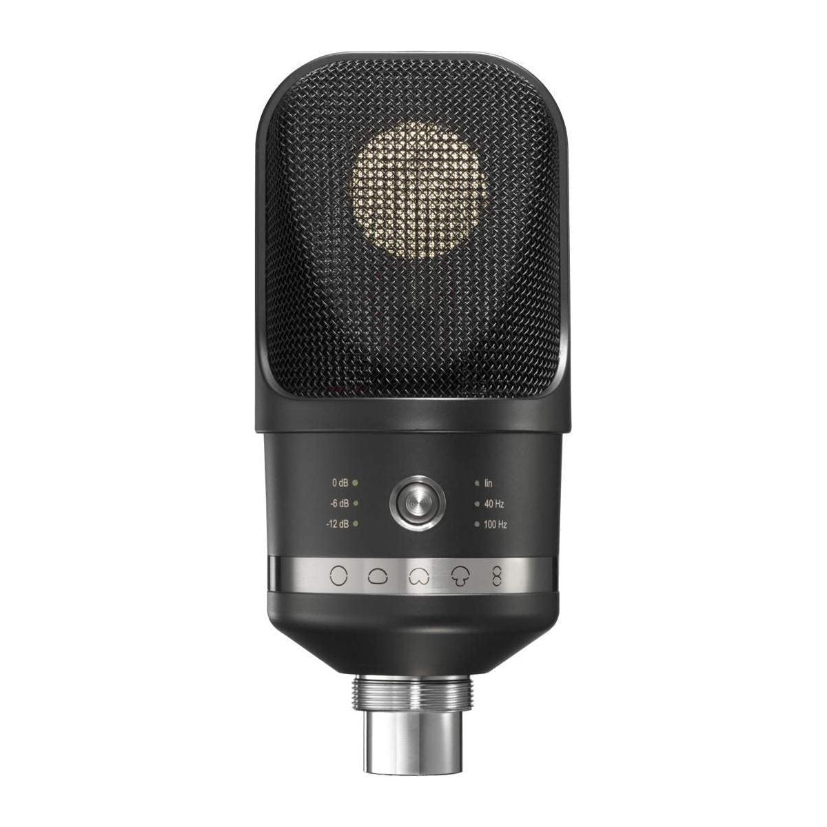 Neumann TLM 107 bk Multi-Pattern Large Diaphragm Condenser Microphone, Black