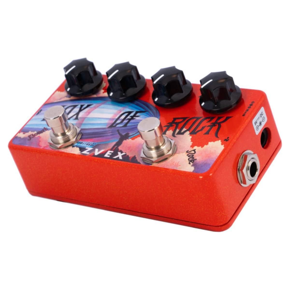 ZVEX Effects Vexter Box of Rock VBOR Distortion Guitar Pedal Bundle w/ 2X 6" Patch Cable & Liquid Audio Polishing Cloth