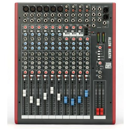 Allen & Heath ZED-22FX Multipurpose 22-Channel Mixer with FX for Live Sound and Recording