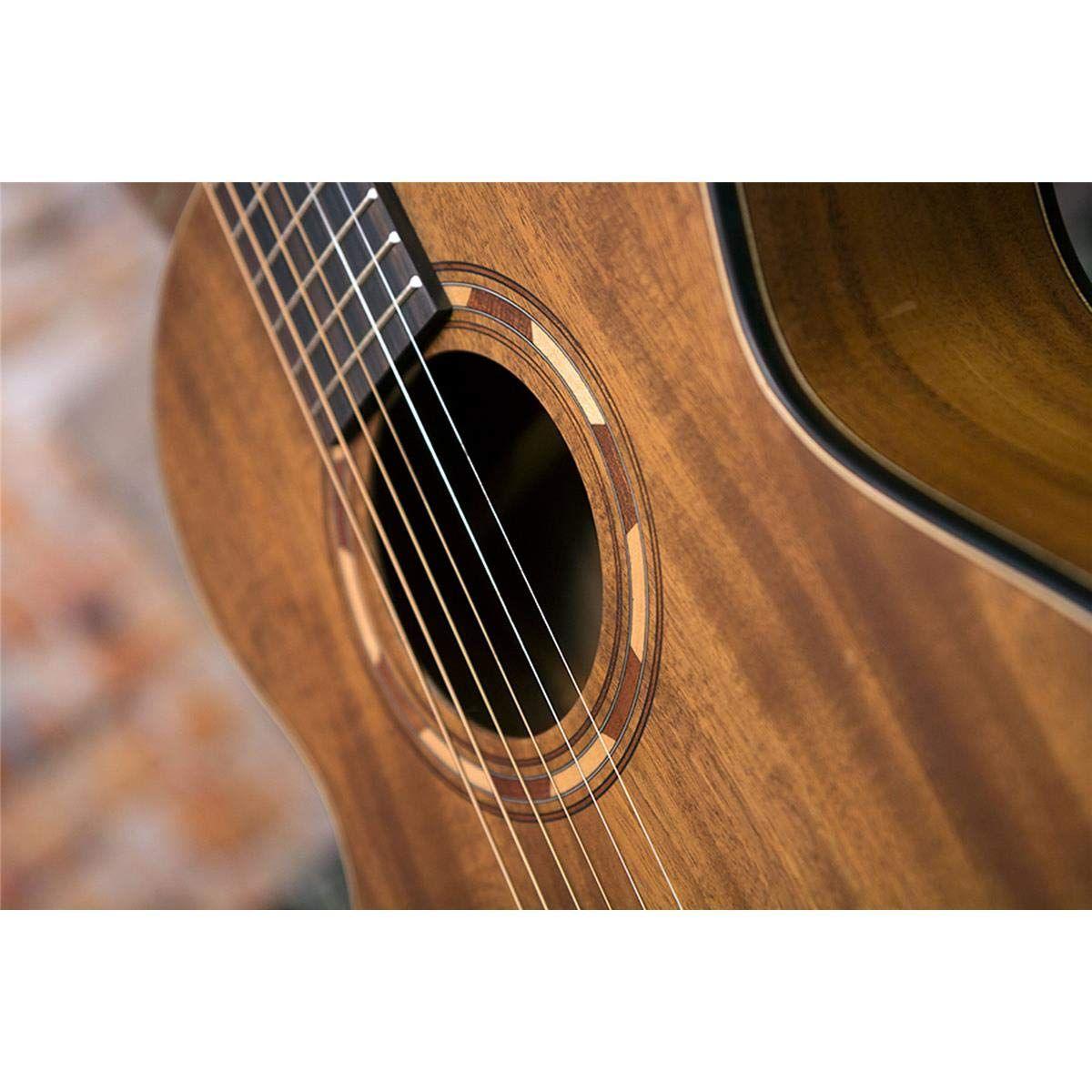 Washburn Comfort G-Mini 55 Koa Travel Size Acoustic Guitar, Natural