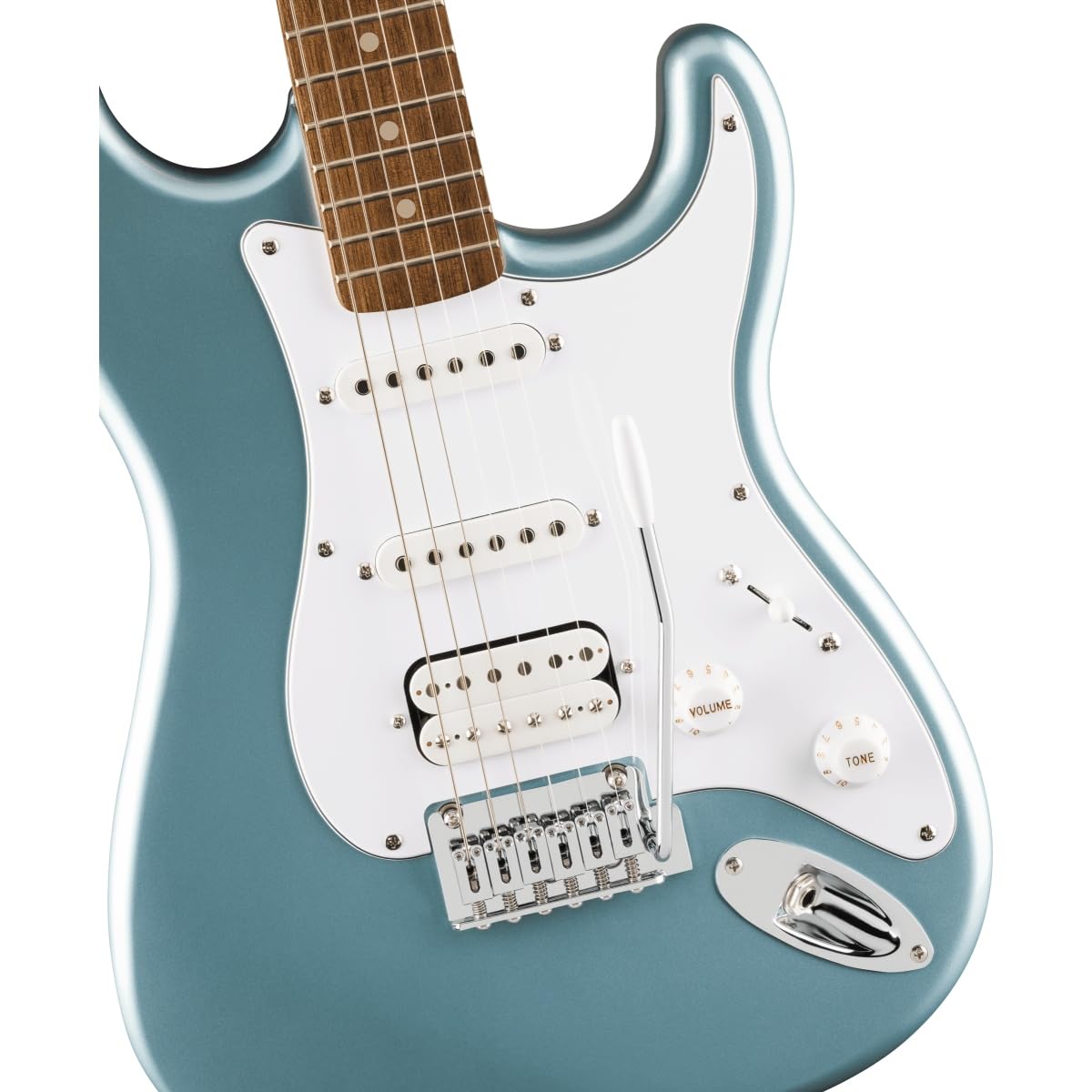 Squier Affinity Series Stratocaster Junior HSS Electric Guitar - Ice Blue Metallic